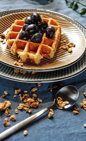 KRIS BREAKFAST PLATE TAUPE
