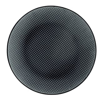 KRIS DINNER PLATE DARK GREY