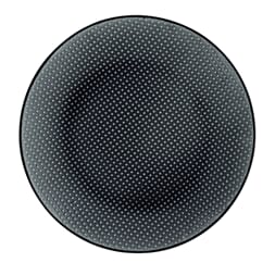 KRIS DINNER PLATE DARK GREY