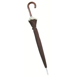 UMBRELLA BROWN WITH CREAM BORDER
