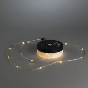 Oppladbar alt i ett lampe 200 LED