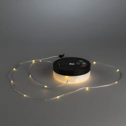 Oppladbar alt i ett lampe 200 LED