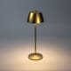Eze USB bordlampe matt messing