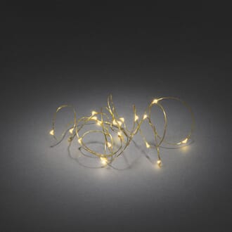 Slynge gulltråd 40 amber LED timer 6 timer