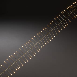 Slynge 60 amber LED messing kabel