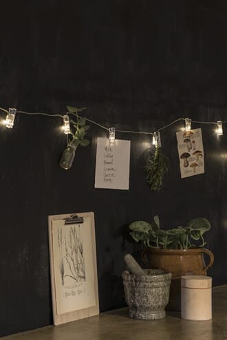 Slynge med 12 LED fotoklyper