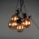 Lysslynge 10 lys brunsmoked LED