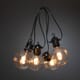 Tilleggsslynge 10 amber LED stor kuppel
