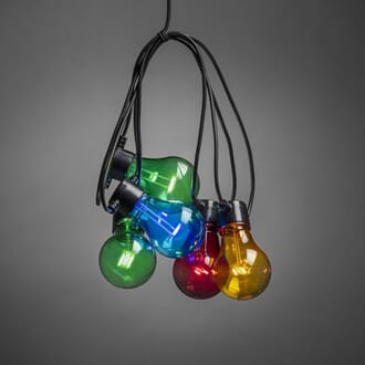 Tilleggslynge for utbygging 10 fargede LED