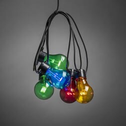 Tilleggslynge for utbygging 10 fargede LED