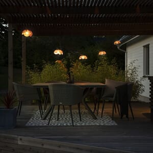 Startslynge 10 amber LED med skjermer