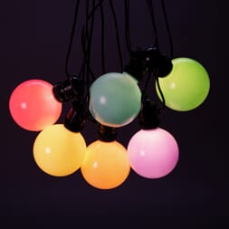 Lysslynge 10 pastell LED utbytbare