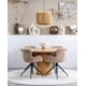 WILMINGTON DINING TABLE NATURAL Ø130 X 76 CM