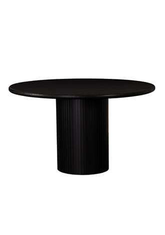 WILMINGTON DINING TABLE BLACK Ø130 X 76 CM