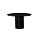 WILMINGTON DINING TABLE BLACK Ø130 X 76 CM