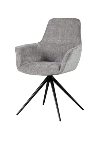 NEBRASKA DINING CHAIR GREY