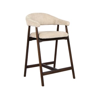 MAREN BAR CHAIR NATURAL/WALNUT