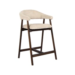 MAREN BAR CHAIR NATURAL/WALNUT
