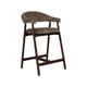 MAREN BAR CHAIR TAUPE/WALNUT