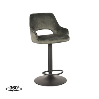FER BAR CHAIR HUNTER VELOUR