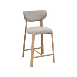 MIKA BAR CHAIR OAK/BEIGE