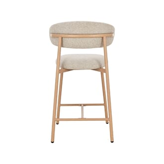KAITO BAR CHAIR LOW OAK/BEIGE