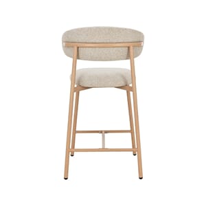KAITO BAR CHAIR LOW OAK/BEIGE