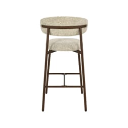 KAITO BAR CHAIR LOW WALNUT/BEIGE