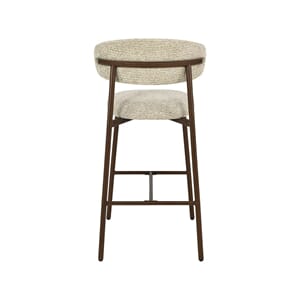 KAITO BAR CHAIR LOW WALNUT/BEIGE