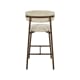 KAITO BAR CHAIR LOW WALNUT/BEIGE