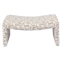GEORGIA POUF PATTERN SAND W74 X D60 X H36