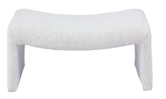 GEORGIA POUF MIX BOUCLE ECRU W74 X D60 X H36