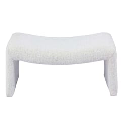 GEORGIA POUF MIX BOUCLE ECRU W74 X D60 X H36