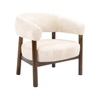 ALEGRA LOUNGE CHAIR NATURAL/SMOKE