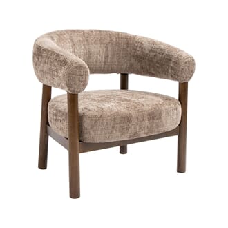 ALEGRA LOUNGE CHAIR TAUPE/SMOKE