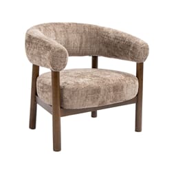 ALEGRA LOUNGE CHAIR TAUPE/SMOKE