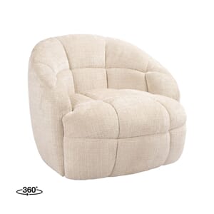 BUBBLE LOUNGE CHAIR NATURAL CREMONA