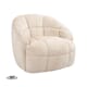 BUBBLE LOUNGE CHAIR NATURAL CREMONA