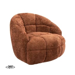 BUBBLE LOUNGE CHAIR BURGUNDY RUBY