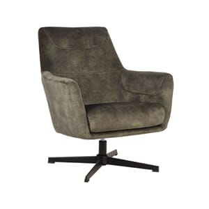 TOBY LOUNGE CHAIR HUNTER GREEN VELOUR