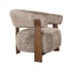 NICE LOUNGE CHAIR TAUPE/WALNUT