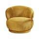 LOBBY LOUNGE CHAIR OCHER VELOUR