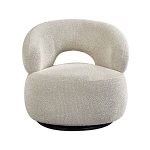 NUSENNA LOUNGE CHAIR ROYAL NATURAL BOUCLE