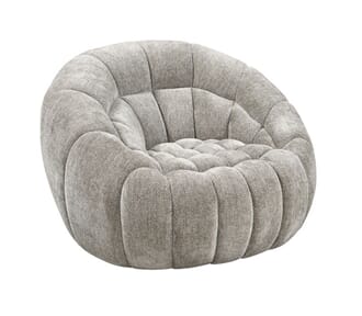 CLOUD SVIVEL LOUNGE CHAIR STONE ELITE