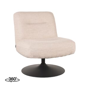 ELI LOUNGE CHAIR NATURAL BOUCLE