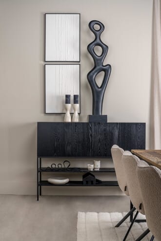 DAWSON SIDE TABLE BLACK 145X35X107 CM