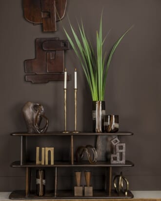 CORNELIS SIDE TABLE WALNUT W140 X D35 X H77CM