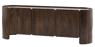 TOPEKA CABINET WALNUT W160/D40/H55