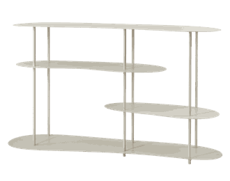 SCOTTSVILLE SIDE TABLE OFF-WHITE W140/D38/H80