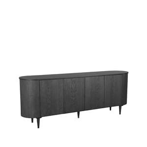 OLIVIA SIDEBOARD BLACK 220 x 47 x 85 CM